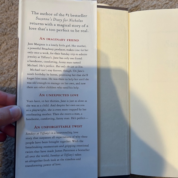 Sundays at Tiffany's by James Patterson Hardcover with Dust Jacket - Picture 2 of 5